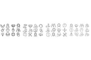 Collection of diverse icons, a Technology Photo by ZinetroN