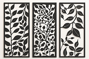 Wall panel laser cut design vector, an Illustration by Amazin_art (Thumbnail 7 of 10)
