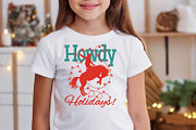 Western Christmas Bundle Cowboy SVG, a Seasonal Illustration by TanchaArt (Thumbnail 3 of 8)