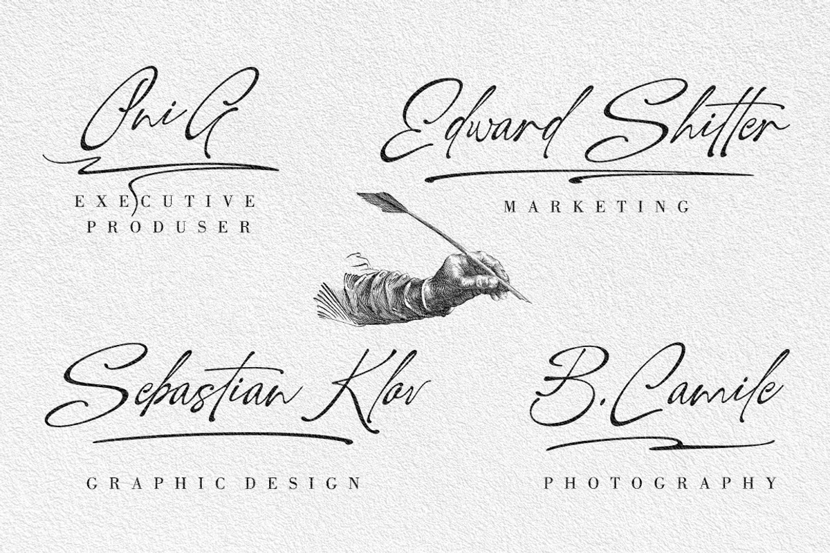 Billion Dollars, a Font by HKL Studio (Photo 5 of 10)