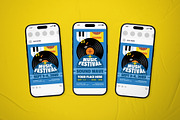Music Festival Event Flyer Set, a Flyer Template by The Good Store (Thumbnail 2 of 2)