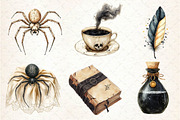 Beige & Black Halloween Clipart, an Illustration by Dream Creation (Thumbnail 5 of 7)