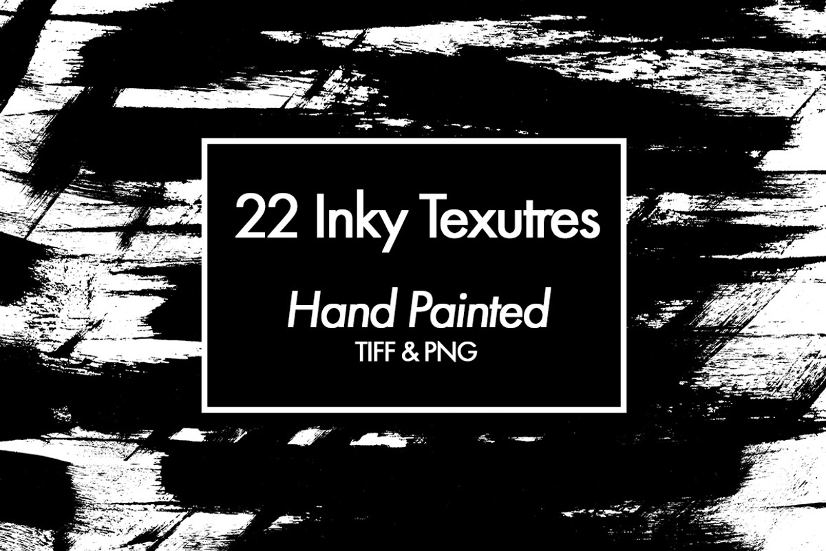 22 Original Inky Textures, a Texture Graphic by Constellation Design co. (Photo 1 of 6)