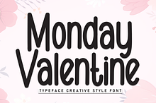 Monday Valentine | Script Font