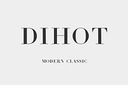 Dihot - a modern classic typeface, a Serif Font by Dennis Hotson (Thumbnail 1 of 3)