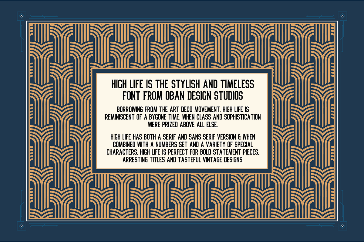 High Life Typeface, a Sans Serif Font by Oban Jones (Photo 5 of 5)