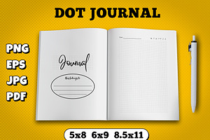 Dot journal kdp interior
