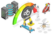 Digitalization Set 01, a Technology Illustration by AndriiStore (Thumbnail 7 of 11)