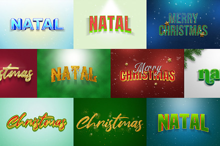10 Christmas Text Effect, a Layer Style Add-On by Evloxx Studio