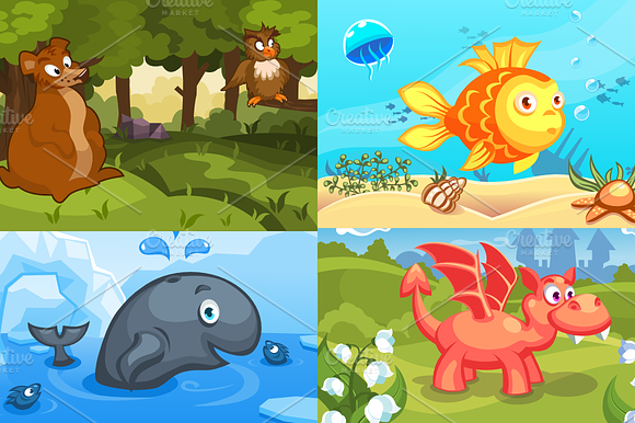 Cartoon Animals Pack