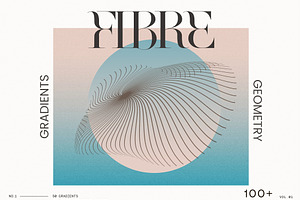 Gradient Texture & Retro Geometry, a Texture Illustration by Laras Wonderland