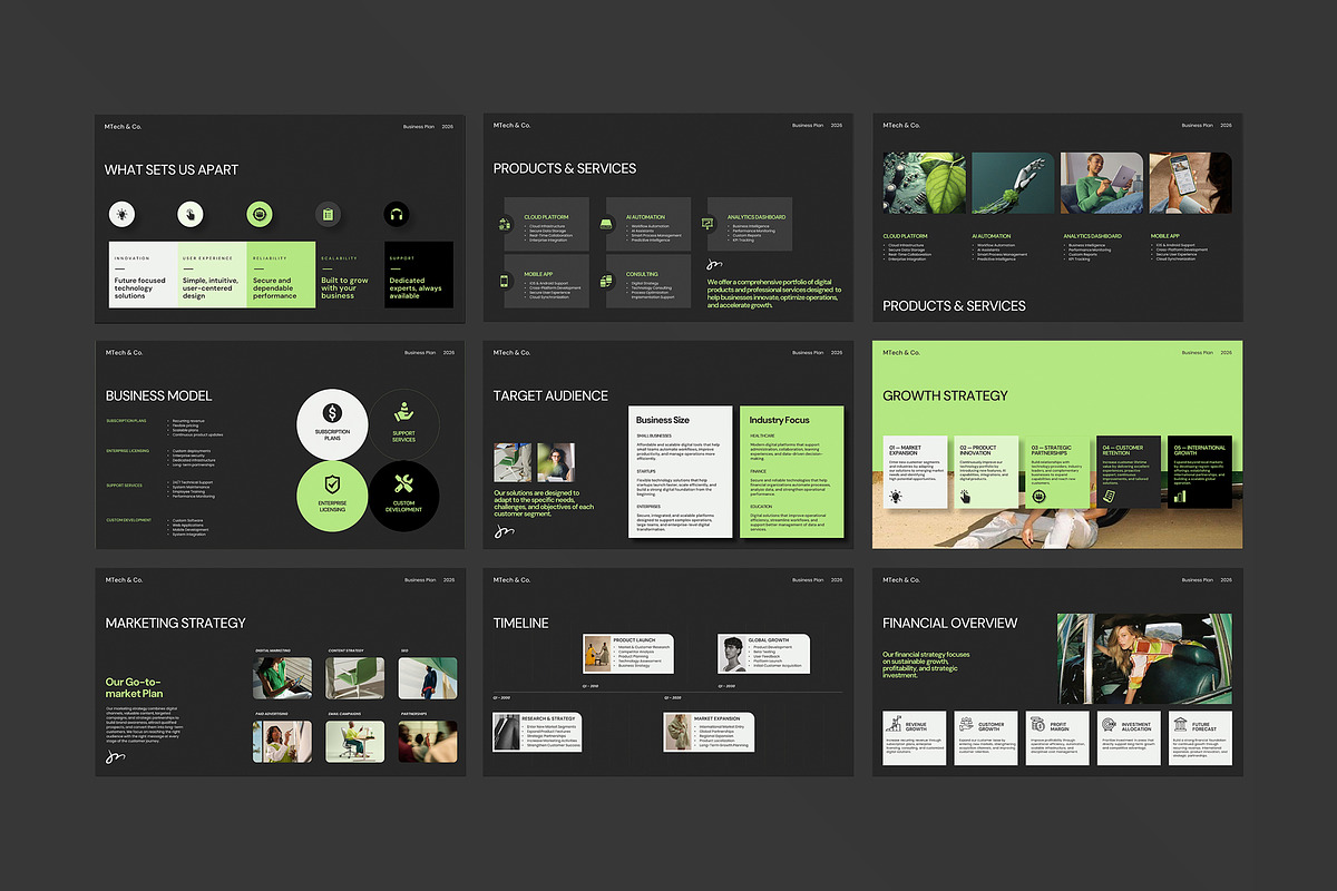 Future Business Plan Presentation, a Presentation Template by evgenystudio (Photo 6 of 7)