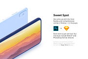The isometric iPhone X Clay mockups, an iPhone Mockup by 360 Mockups (Thumbnail 4 of 8)