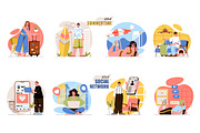 Flat Web Concept Illustrations, a Finance Illustration by alexdndz (Thumbnail 11 of 14)