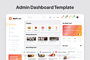 WarFeast Food Order Admin Dashboard, a Websites & App Template by SquidPixey (Thumbnail 2 of 5)