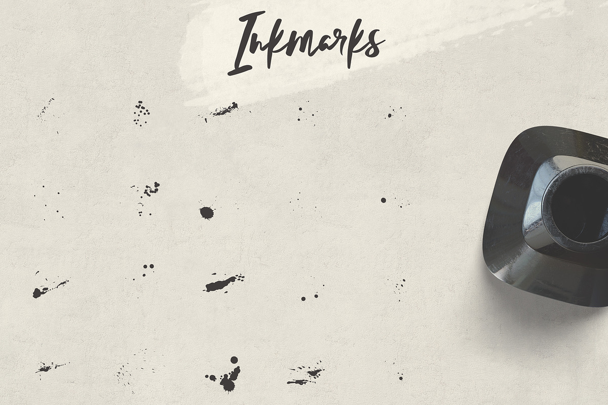 Lelushka Script + Ink marks preview 7