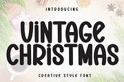 Vintage Christmas | Script Font, a Script Font by Scratchones (Thumbnail 1 of 8)