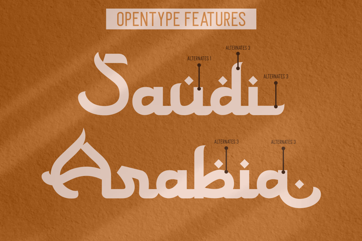Turban Genie - Arabic Font, a Font by PutraCetol Studio (Photo 9 of 11)