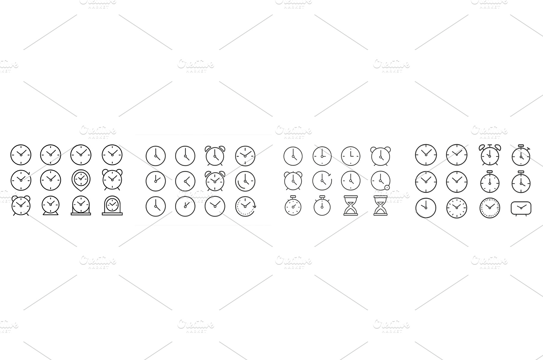 Various clock designs representing, an Arts & Entertainment Photo by ZinetroN