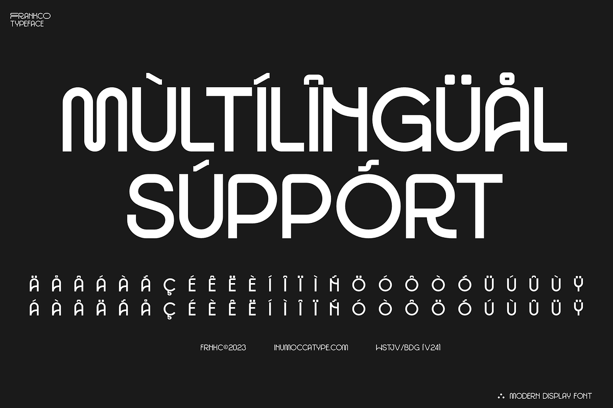 Frankco, a Font by inumocca_type (Photo 15 of 16)