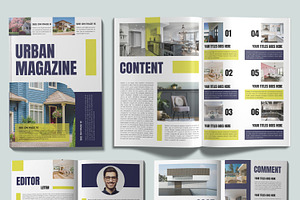 Magazine Template Design