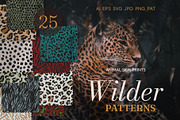 Wilder Patterns: 25 Animal Prints, a Pattern Graphic by IuliiaSavko (Thumbnail 1 of 17)
