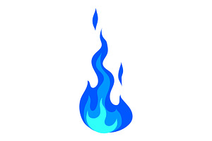 Illustration of stylized fire., an Object Graphic by incomible