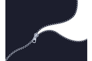 Unzip background. Open zip lock, an Object Illustration by Stock-Smart-Start