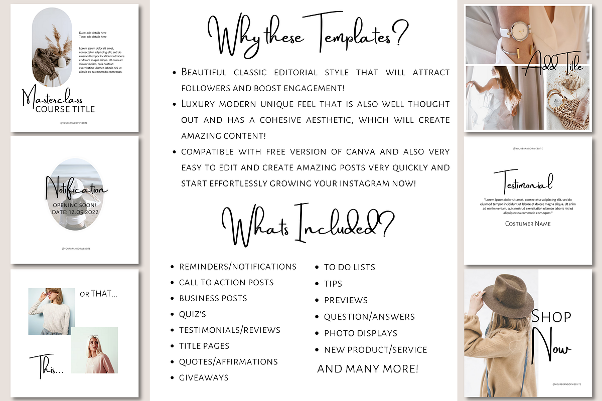 Light Minimal Instagram Templates, a Social Media Template by Faytemplates (Photo 5 of 8)