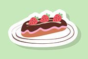 Hand painted bakery set stickers, a Food Illustration by okskukuruza (Thumbnail 2 of 3)
