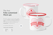 Enamel Camping Mugs Mock-ups, a Print Template by Apparel_Mockups (Thumbnail 2 of 4)