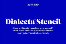 Dialecta Stencil