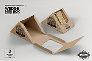 Sandwich Mini Wedge Packaging Mockup, a Product Mockup by INCDesign (Thumbnail 4 of 9)