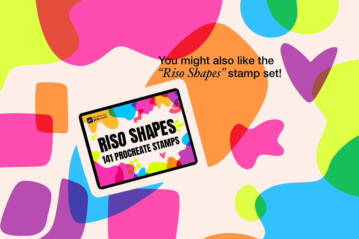 40+ procreate riso brushes, a Brush Add-On by laura.design (Photo 8 of 8)
