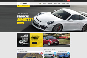 Car store - Clean & Trendy Template