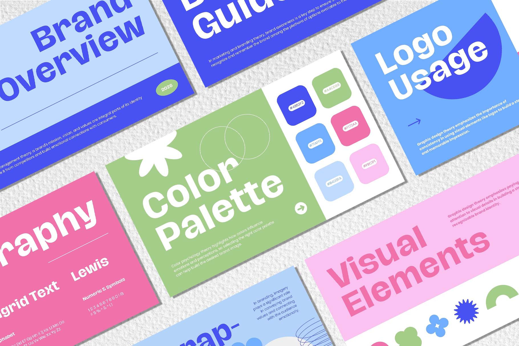 Lewis  Brand Guideline Template by Invisual Studio  Creative Market