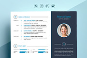 Resume / CV - Maria, a Resume Template by 3Angle (Thumbnail 2 of 5)