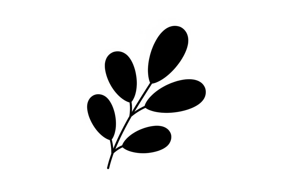Botanical Leaf Silhouette Bundle, an Illustration by Creativeshirt (Photo 26 of 51)