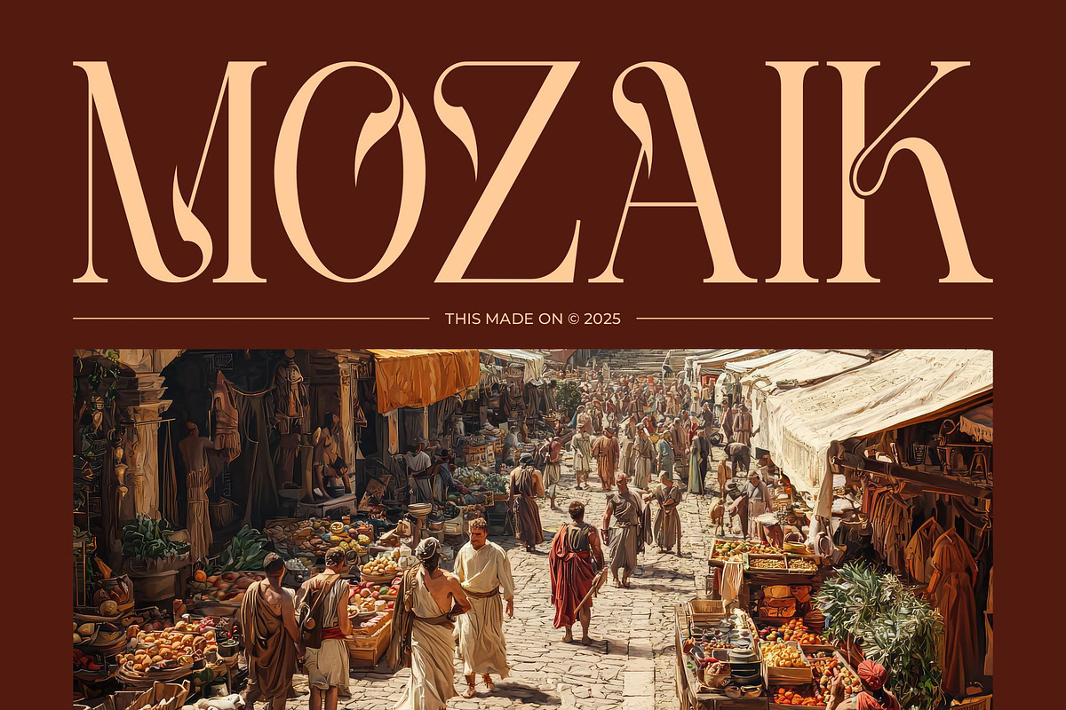 Rokcla || Vintage Retro Serif Font, a Serif Font by Ermedia Studio (Photo 6 of 10)