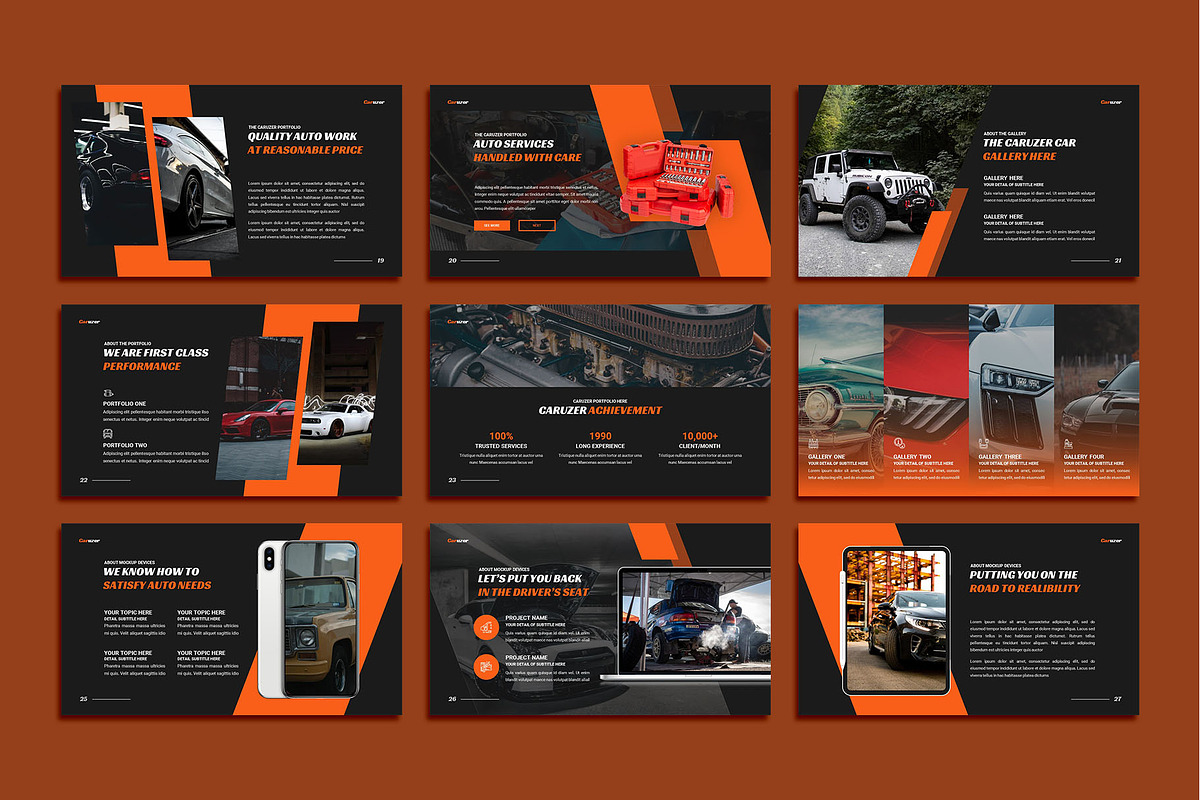 Caruzer - Automotive Powerpoint, a Presentation Template by kerismaker (Photo 3 of 5)