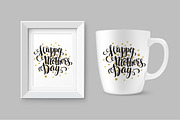 Calligraphic Design for Mother's Day, a Decorative Illustration by Vik_Y  Vector&Design (Thumbnail 2 of 2)