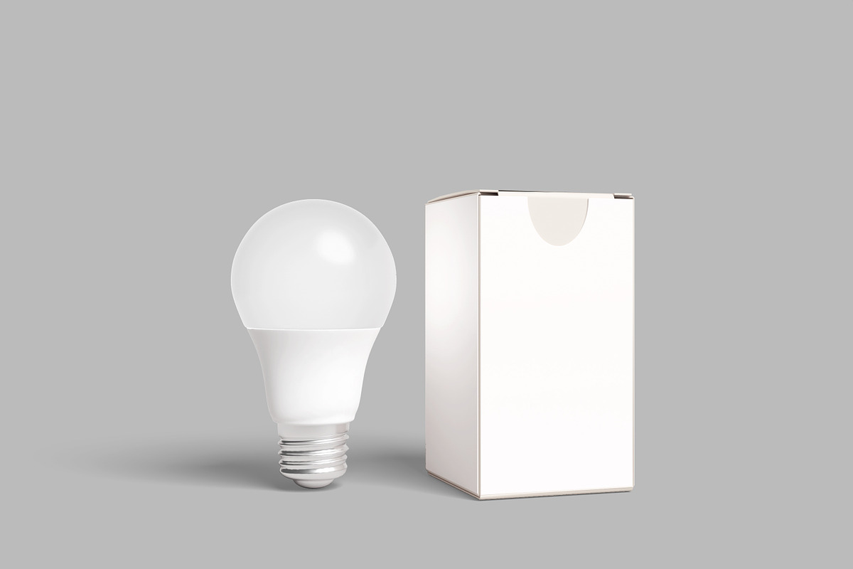 LED Bulb Mockup, a Product Mockup by Getdesign (Photo 2 of 6)