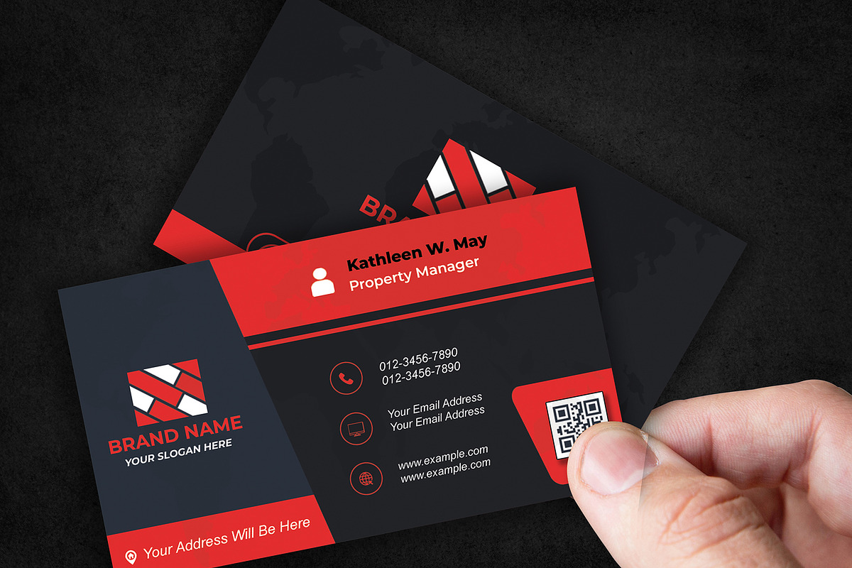 Modern Minimal Business Card, a Business Card Template by Mohammad Sarfaraz (Photo 3 of 7)