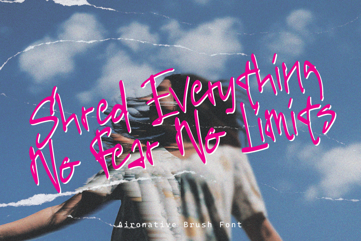 Aironative - Freestyle Brush Font, a Handwritten Font by tebaltipislab (Photo 7 of 13)