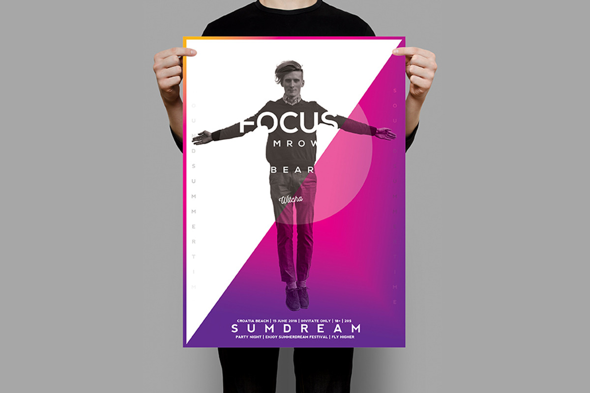Summerdream Poster, a Flyer Template by PixThor (Photo 1 of 2)