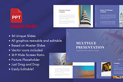 MULTYGUE Business PowerPointTemplate, a Presentation Template by Rizki Herdian (Thumbnail 1 of 6)