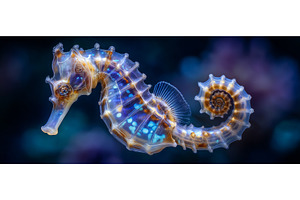 A close-up view of a sea horse, a Nature Photo by ZinetroN