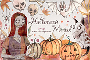Halloween Mood, an Illustration by Flo Sacred Art (Thumbnail 1 of 8)