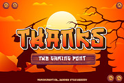 Figtoen - Gaming Font, a Font by Dhabee (Thumbnail 7 of 15)