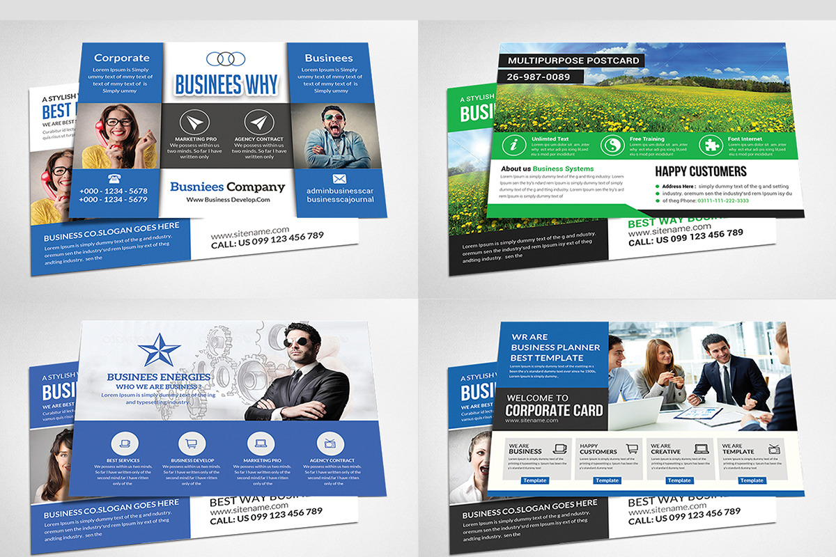 Bundle 50Corporate Flyer 20 PostCard, a Flyer Template by AfzaalGraphics (Photo 5 of 9)